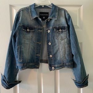 Maurices cropped jean jacket
